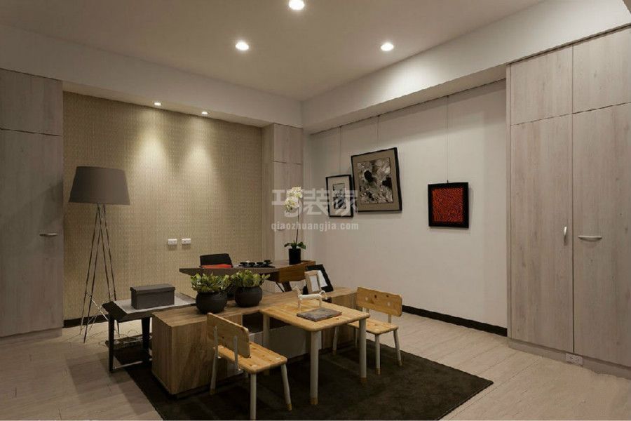 -曙光花园133平米简约风格设计案例