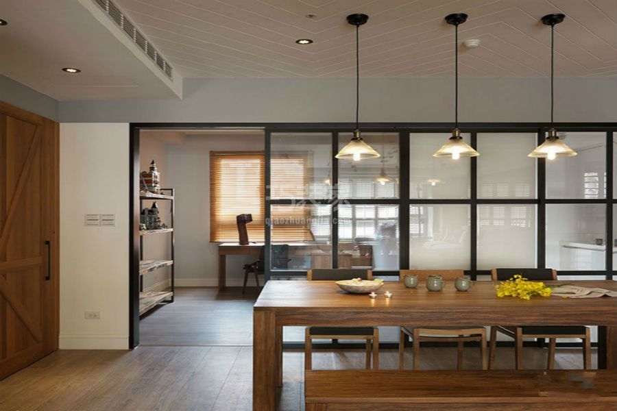 -金城尚品93平米简约风饿给设计方案