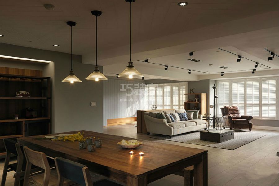 -金城尚品93平米简约风饿给设计方案