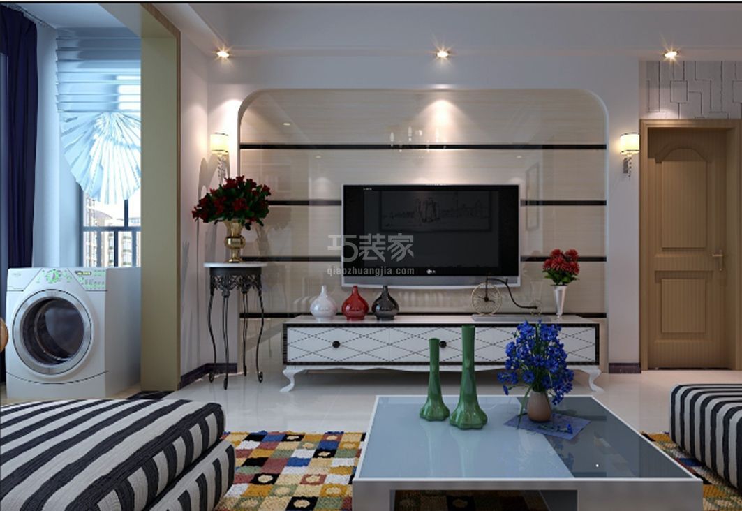 -西郊苗圃79㎡现代简约设计风格