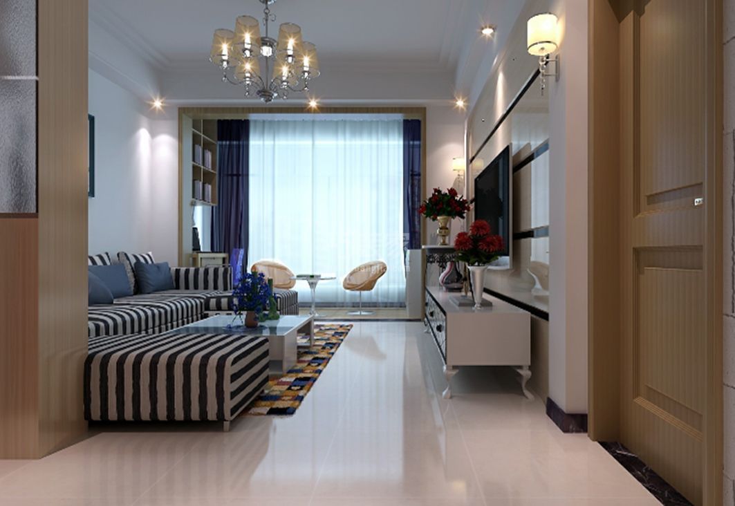 -西郊苗圃79㎡现代简约设计风格