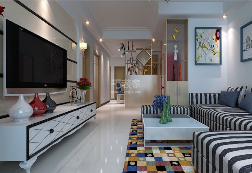 -西郊苗圃79㎡现代简约设计风格