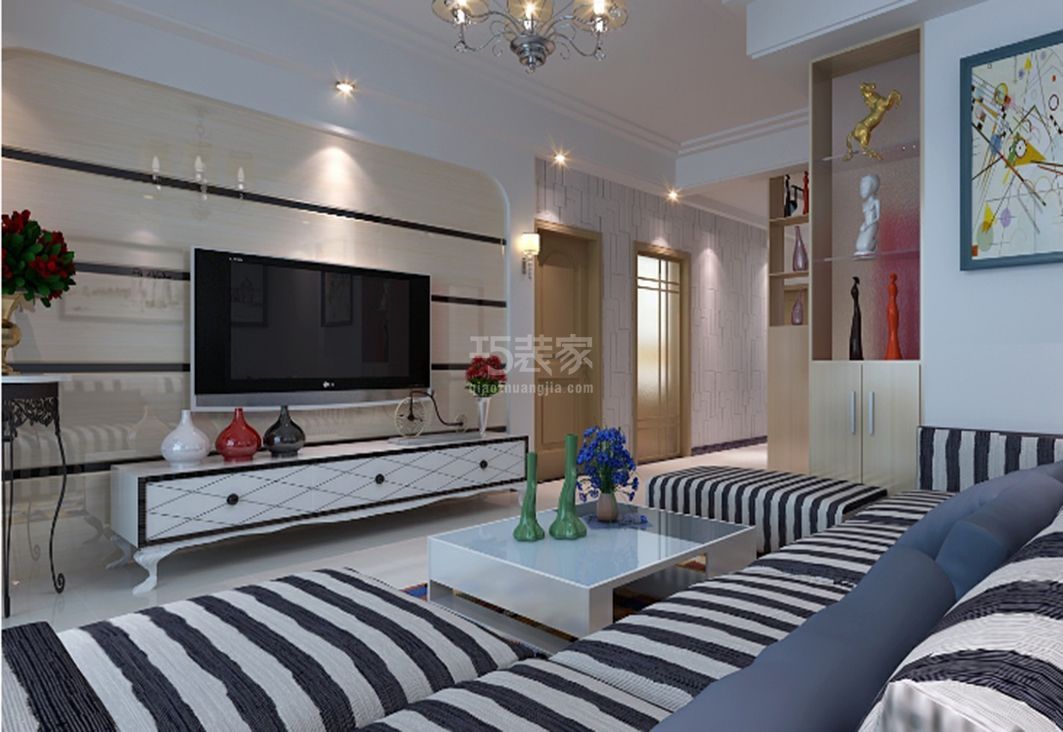 -西郊苗圃79㎡现代简约设计风格