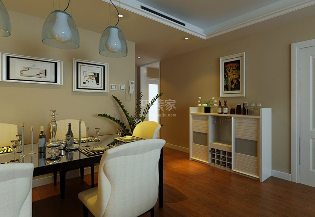 -政馨家园106㎡现代简约设计风格