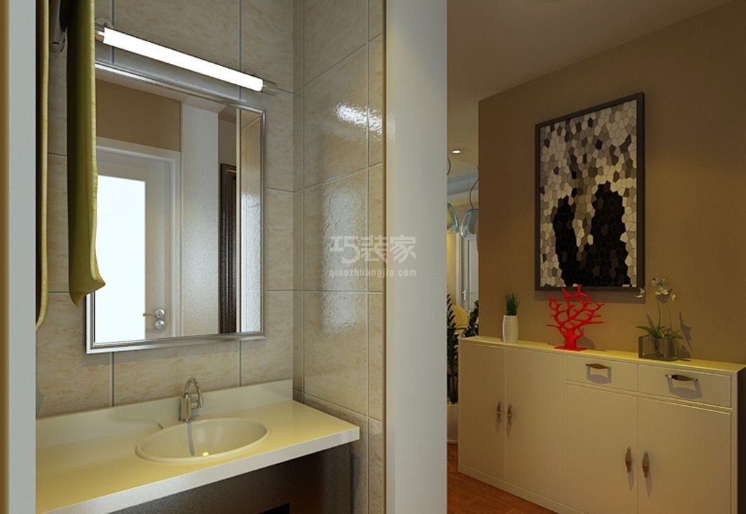 -政馨家园106㎡现代简约设计风格