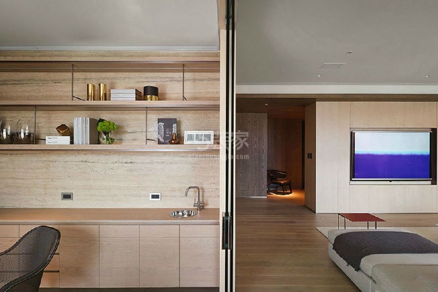 宝源商务公寓128平米简约风格设计方案