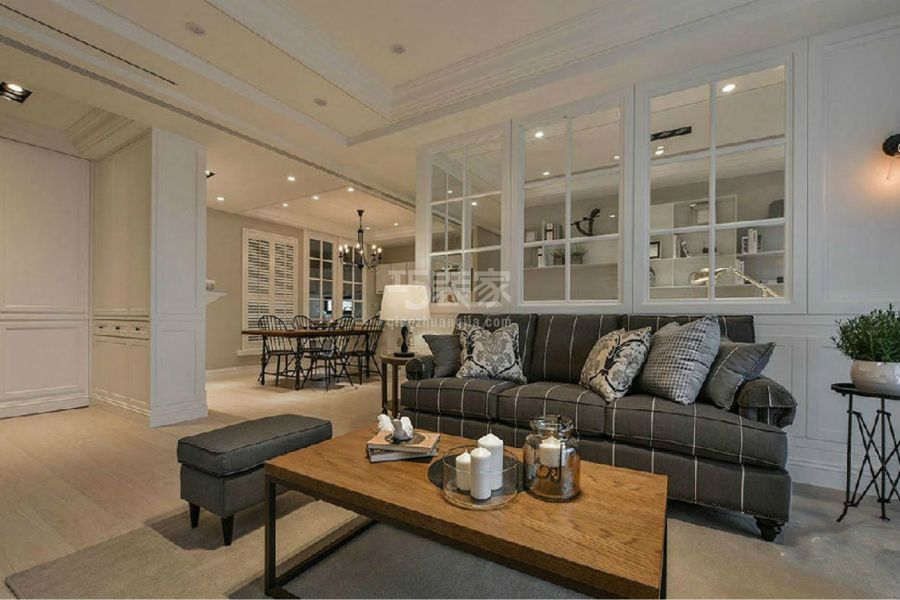 -金隅丽港城122平米简约风格设计方案