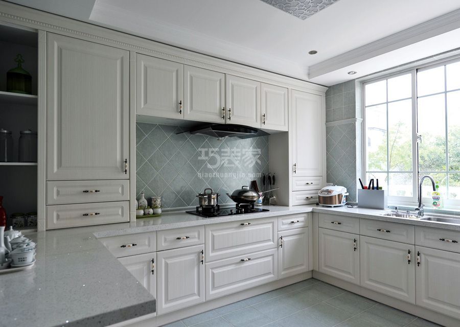 厨房-远洋天地127平米欧式风格设计方案
