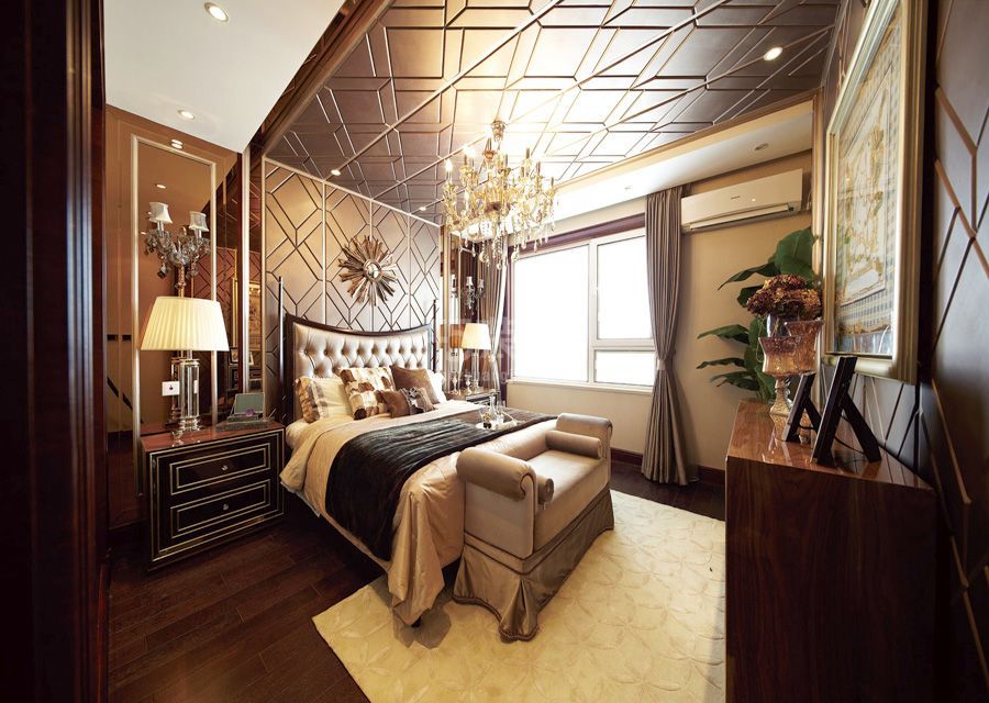 卧室-畅和园96平米新古典风格设计方案