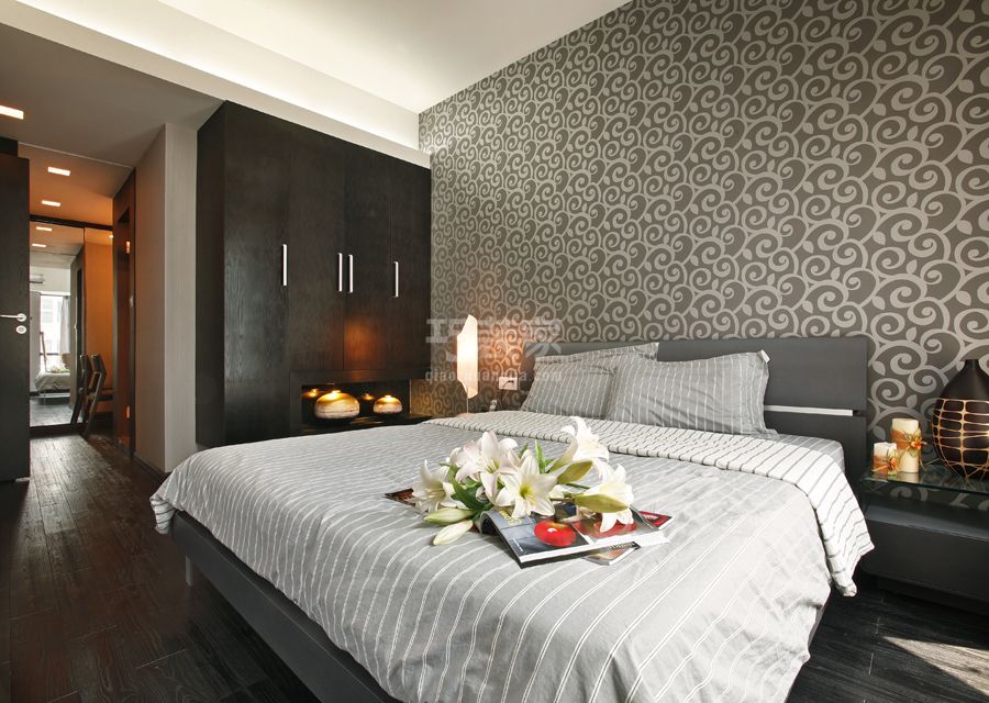 卧室-保利茉莉公馆131平米简约风格设计方案
