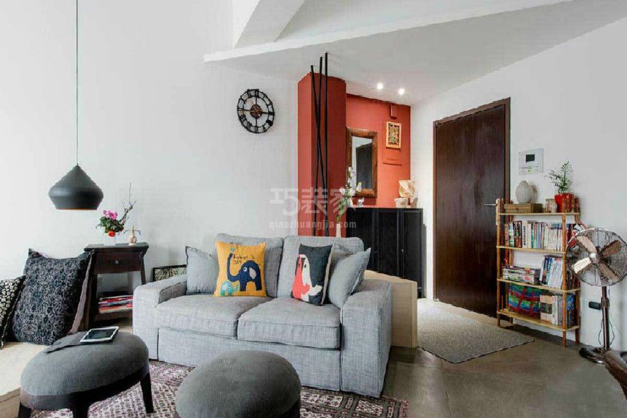 -石榴园小区132平米简约风格设计方案