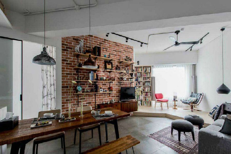 -石榴园小区132平米简约风格设计方案