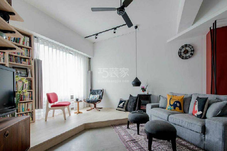 -石榴园小区132平米简约风格设计方案