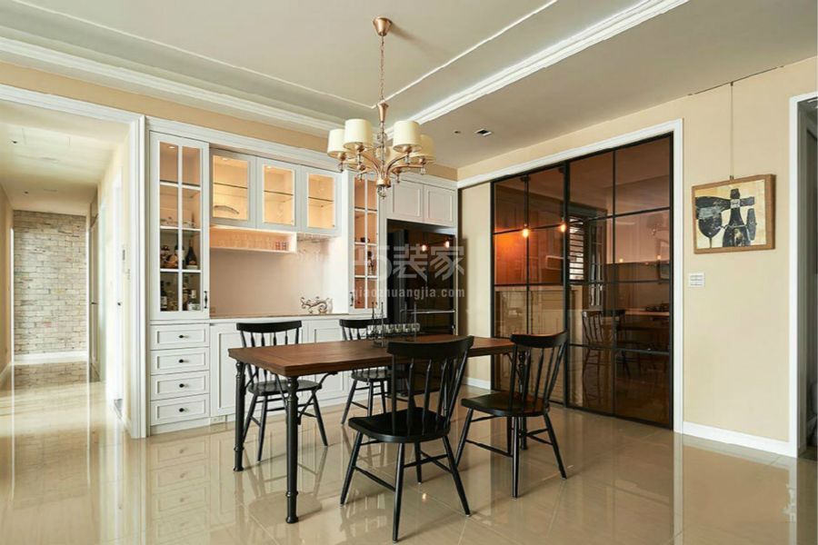 山水倾城143平米简约风格设计方案