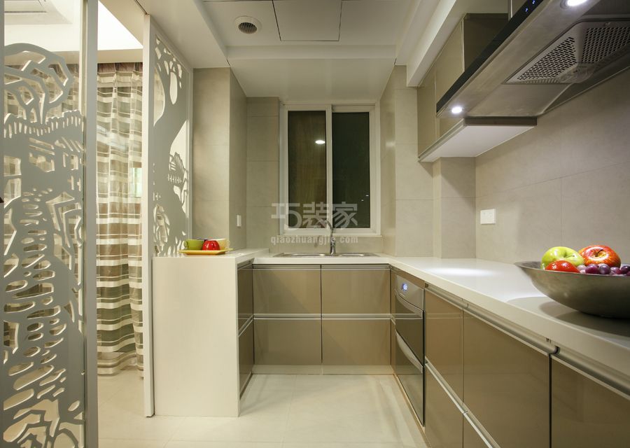 厨房-民望家园105平米简约风格设计方案