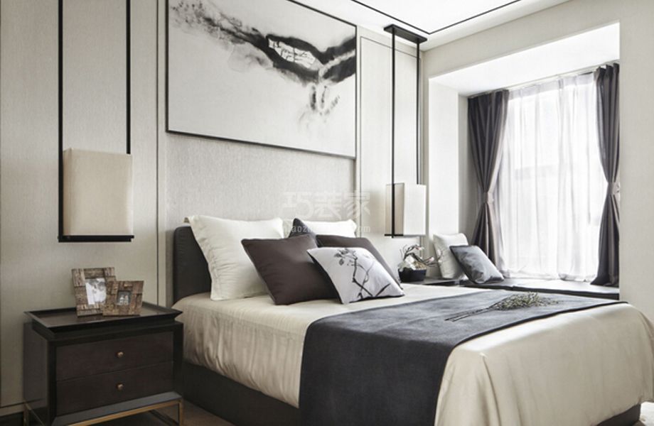 -人济山庄100平米新中式风格设计方案