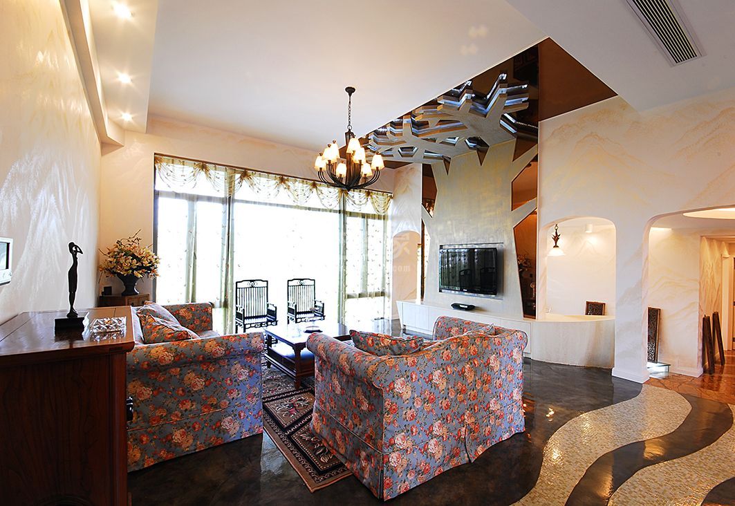 伟业嘉园西里260平米混搭设计方案