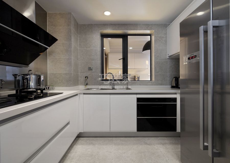 厨房-北潞春家园97平米简约风格设计方案