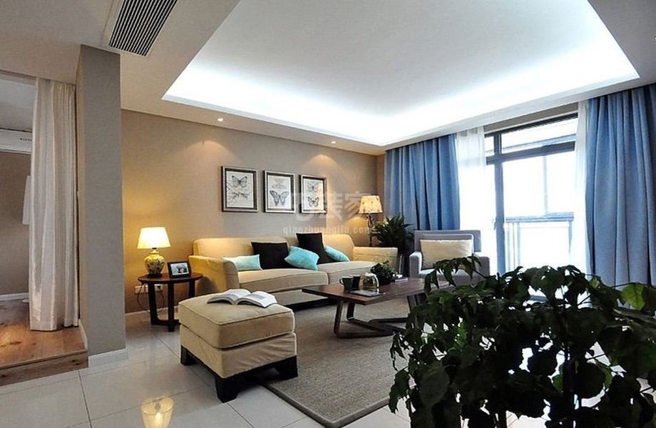 房山长营92平米简约风格设计方案