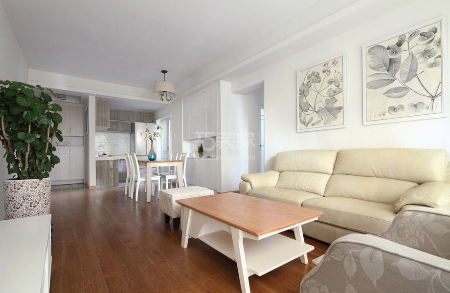 天通苑102平米简约风格设计方案