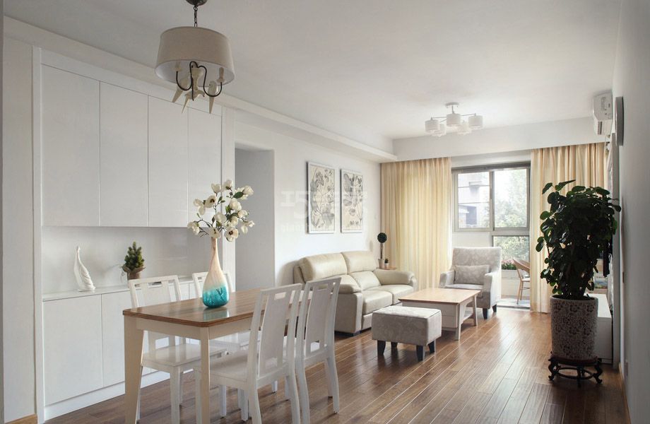 天通苑102平米简约风格设计方案