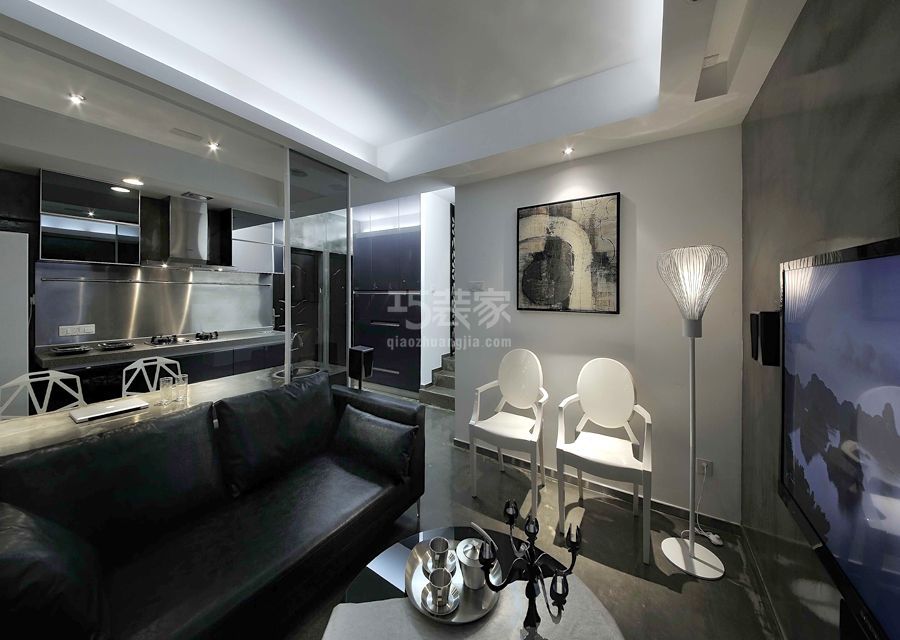 客厅-远洋自然88平米简约风格设计方案