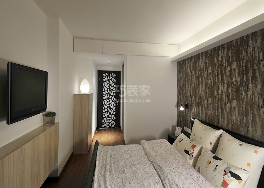 卧室-远洋自然88平米简约风格设计方案