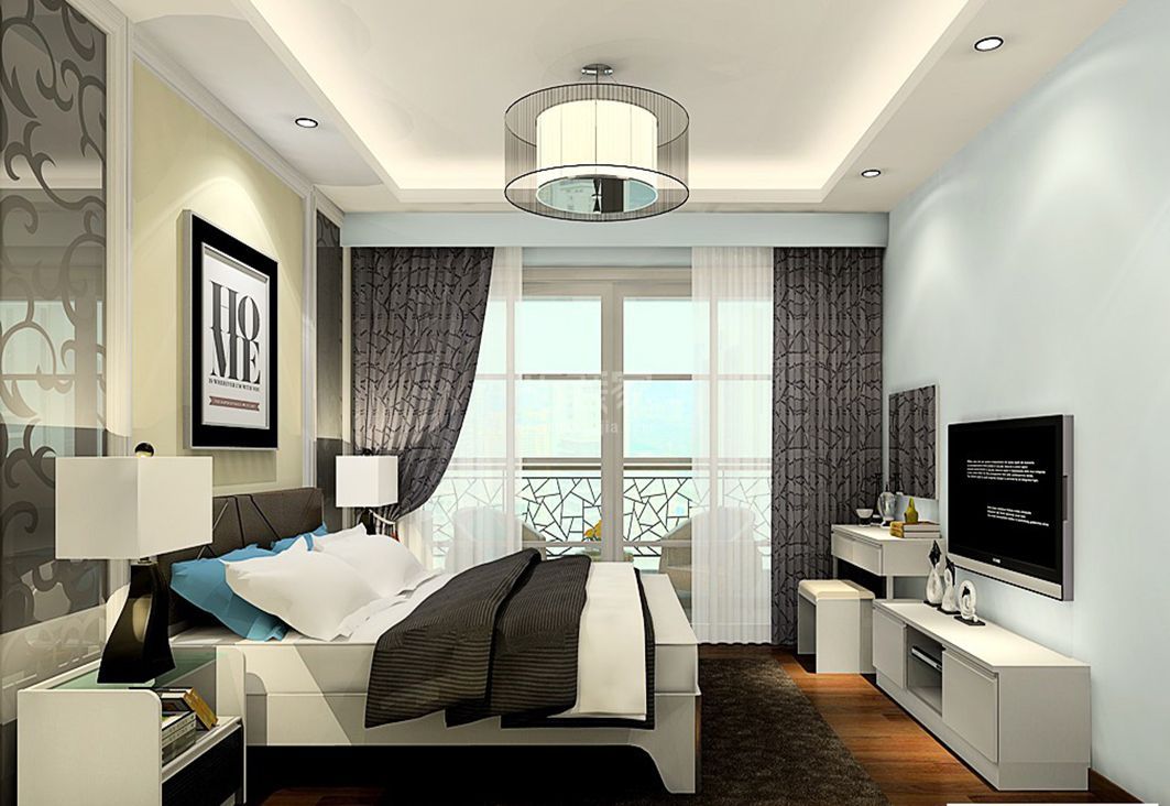 -金色漫香林90㎡现代简约设计案例