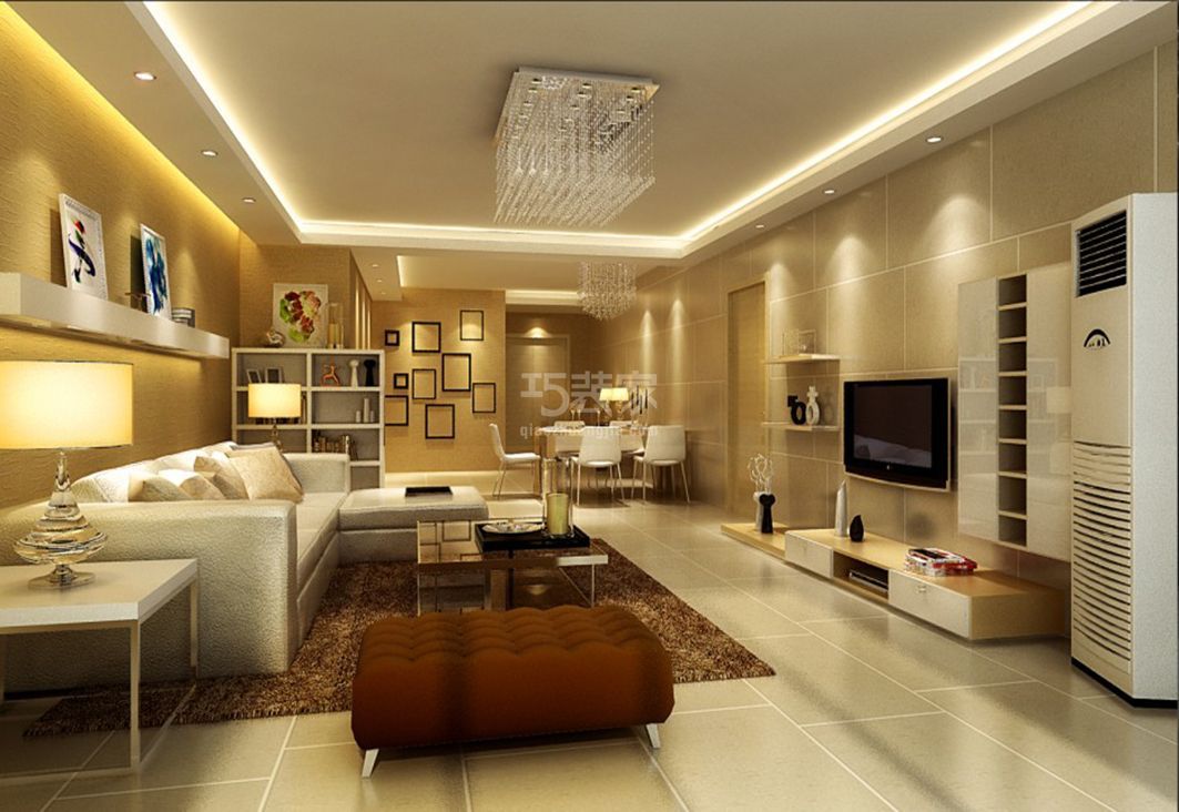 -金色漫香林90㎡现代简约设计案例