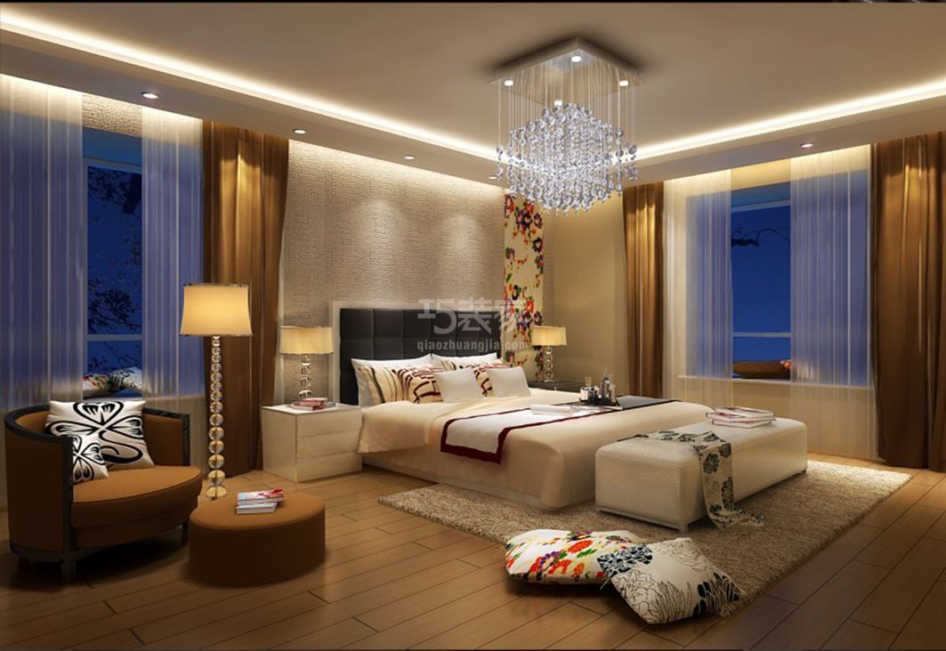 -金色漫香林90㎡现代简约设计案例