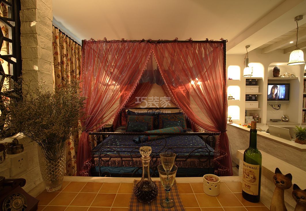 -西环景苑82㎡地中海设计案例