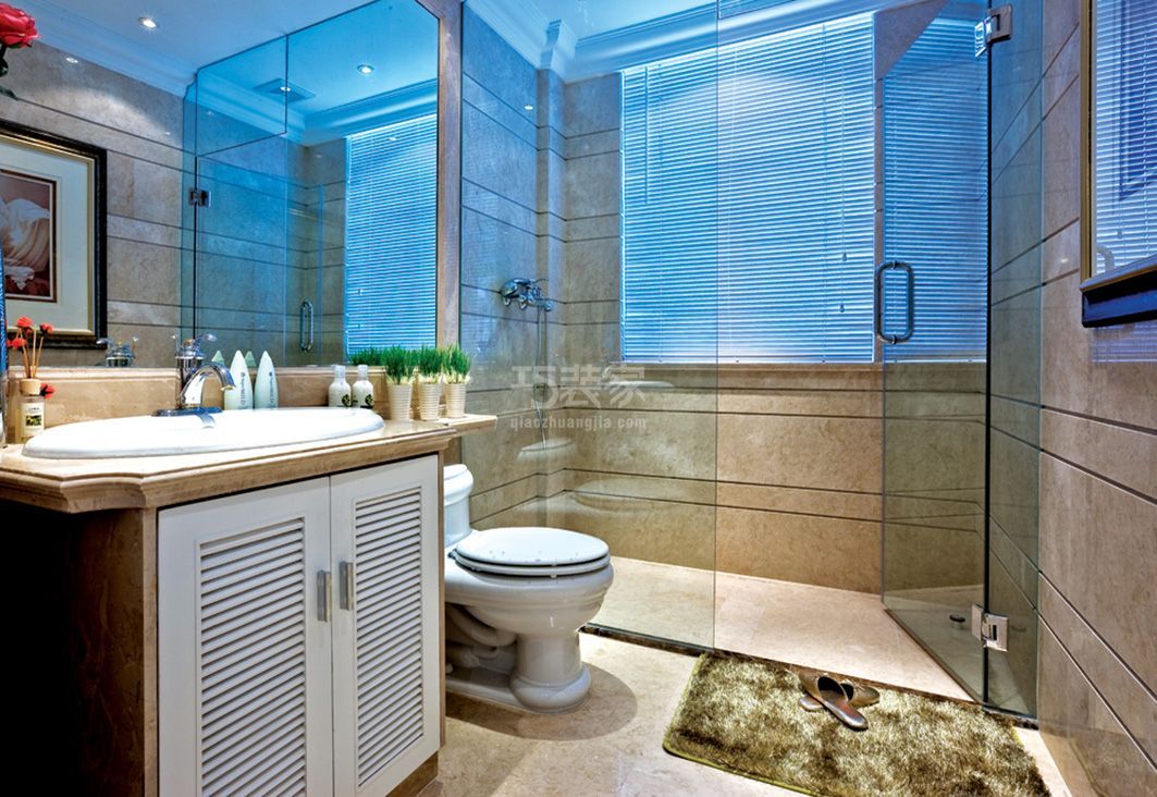 世嘉光织谷123㎡地中海设计案例