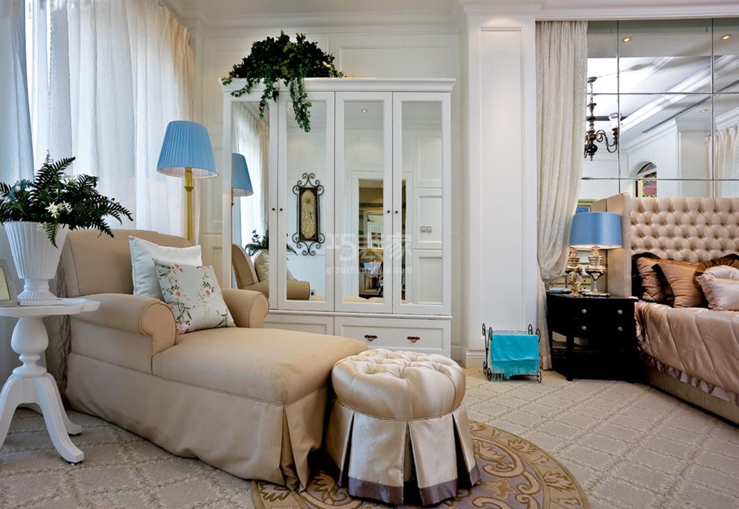 世嘉光织谷123㎡地中海设计案例