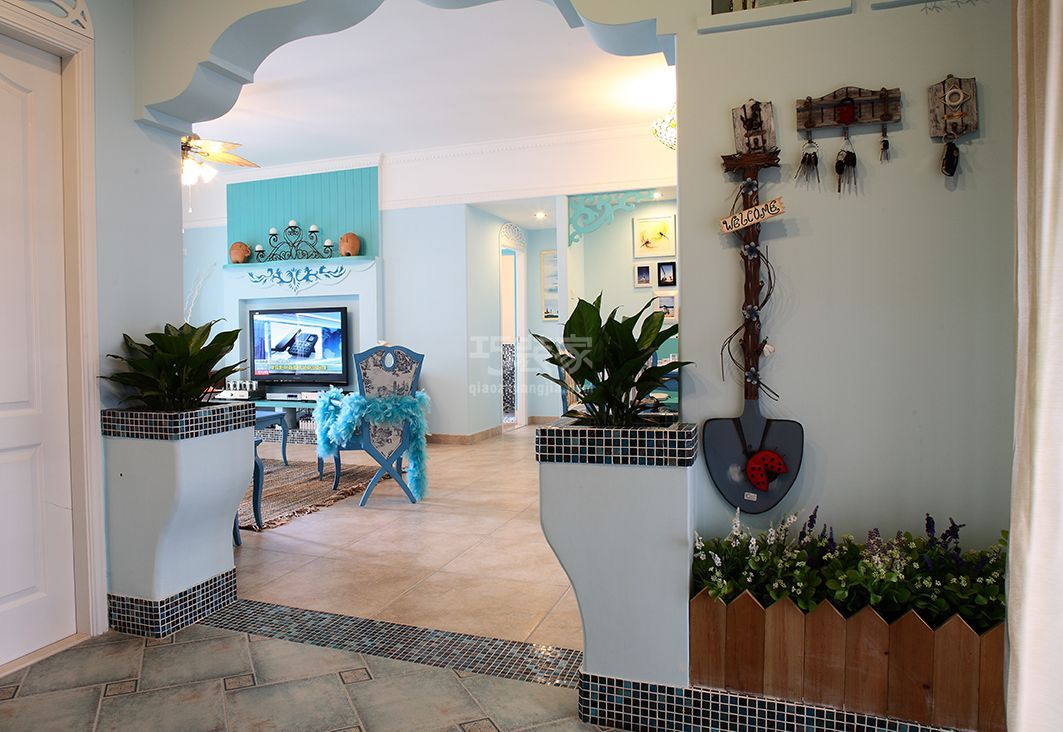 长安驿97㎡地中海设计案例