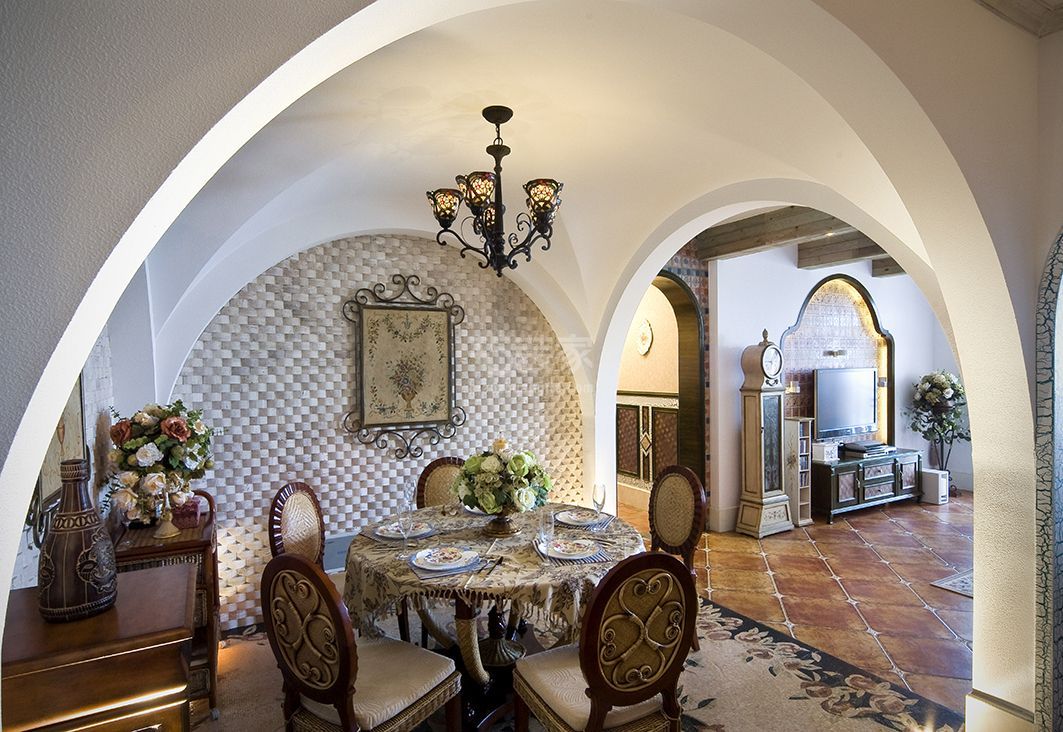 -荣盛花语城97㎡美式设计案例