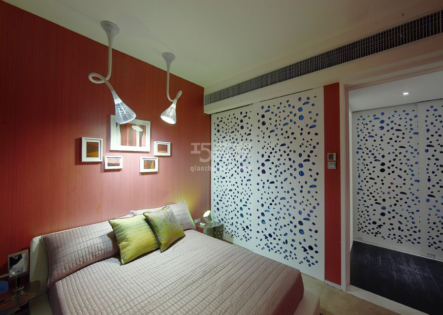 卧室-和泓四季125平米简约风格设计方案