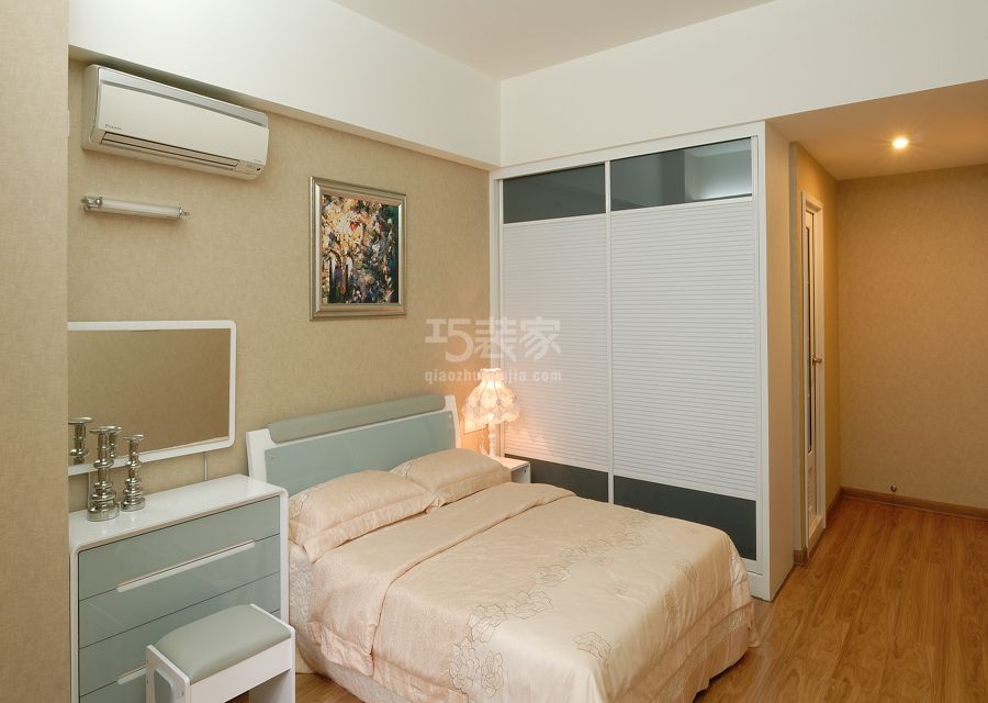卧室-金海国际139平米简欧风格设计方案