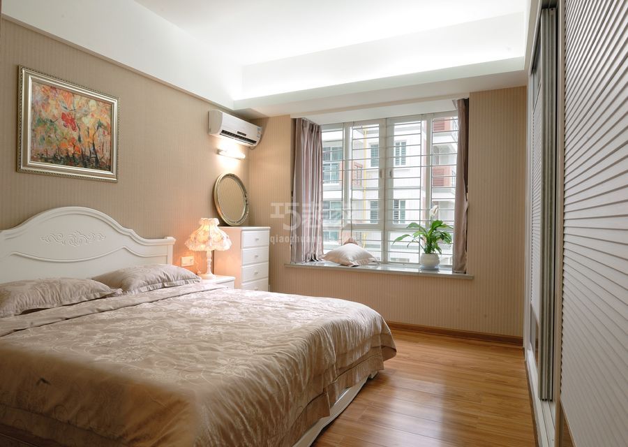 卧室-金海国际139平米简欧风格设计方案