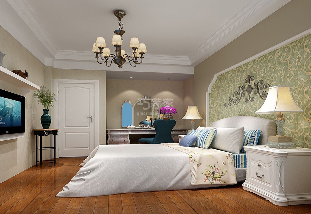 融域嘉园104㎡地中海设计案例