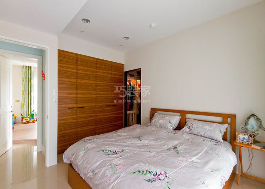 卧室-兴隆家园98平米简约风格设计方案