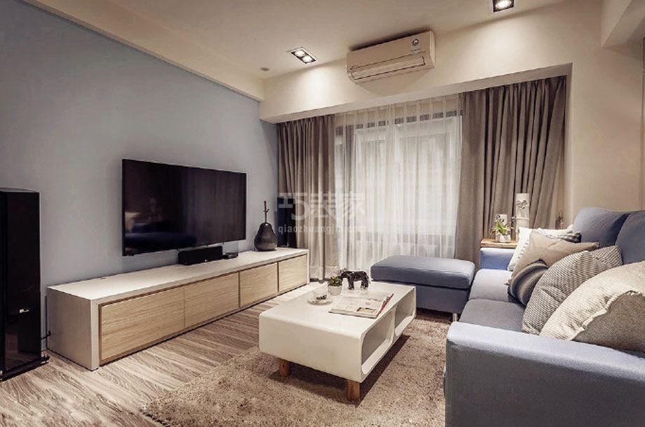 -紫金新干线120平简约风格设计方案