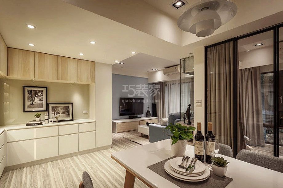 -紫金新干线120平简约风格设计方案