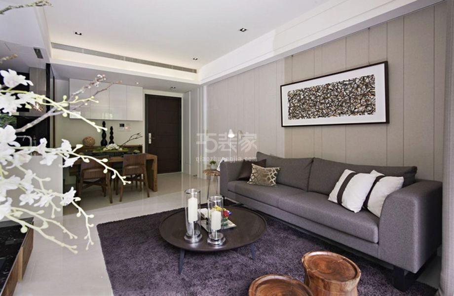 香河园中里96平米现代简约风格设计方案