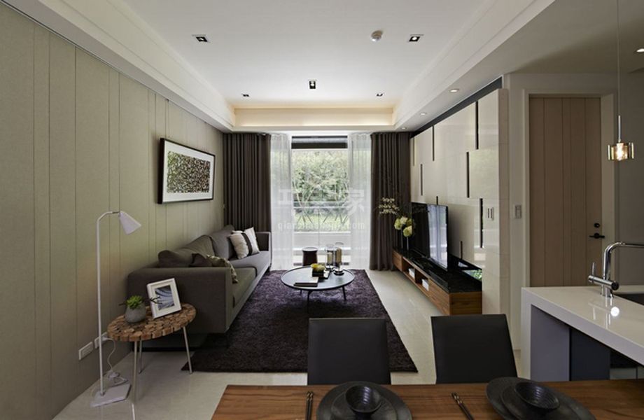 香河园中里96平米现代简约风格设计方案