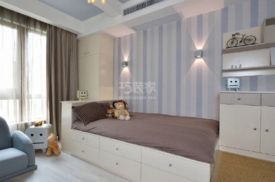 山水文园125平米北欧风格设计方案