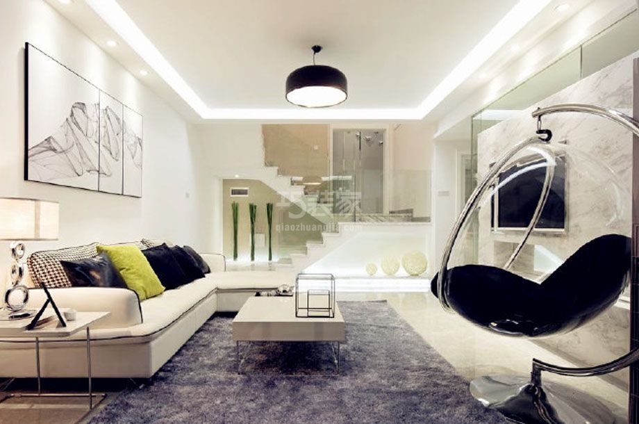 -云趣园120平简约风格设计方案