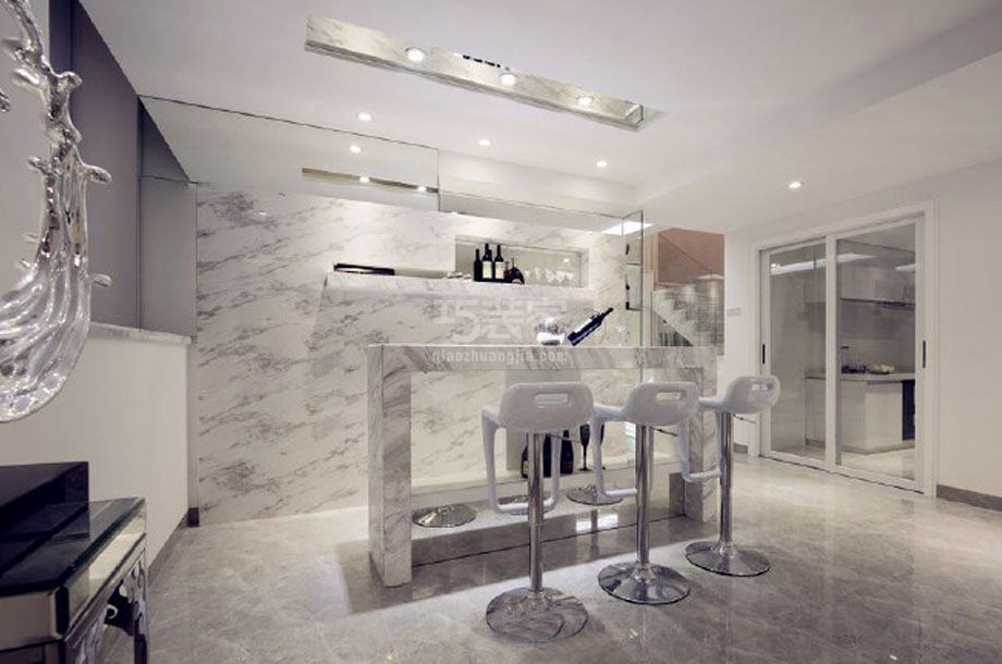 -云趣园120平简约风格设计方案