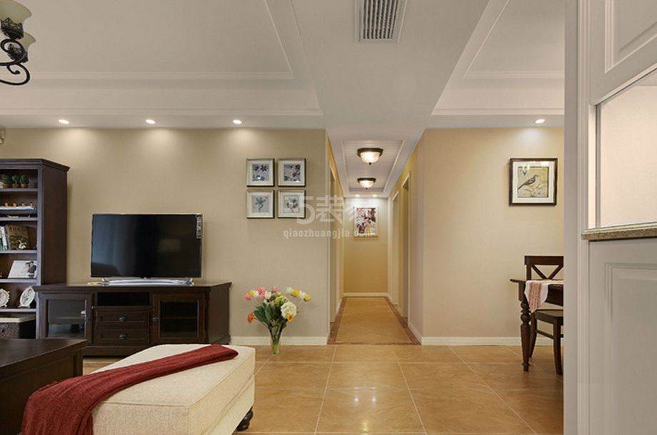 京旺家园87平混搭风格设计方案