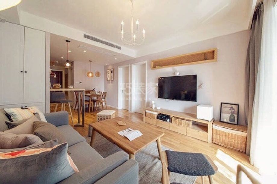 -柳芳北里90平简约风格设计方案