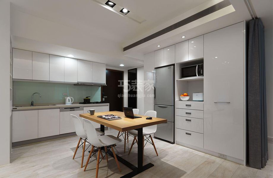 春晖园100平米新中式风格设计方案